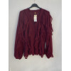 CAMICIA SCOLLO A V CON VOLANT