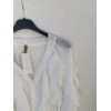 CAMICIA SCOLLO A V CON VOLANT