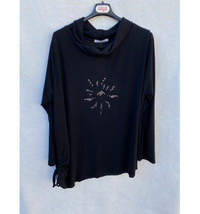 MAGLIA RAGGIO DI SOLE CON BORCHIETTE