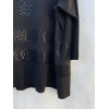MAGLIA NERA PATCHWORK E PAILLETTES