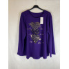 MAGLIA STAMPA CUORI SPALMATI LUREX