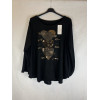 MAGLIA STAMPA CUORI SPALMATI LUREX