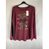 MAGLIA STAMPA CUORI SPALMATI LUREX