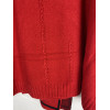 MAXI MAGLIA SCIARPA PIED DE POULE