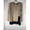 MAGLIA CON ABBASSAMENTO IN PIZZO
