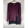 MAGLIA CON ABBASSAMENTO IN PIZZO