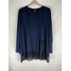 MAGLIA CON ABBASSAMENTO IN PIZZO
