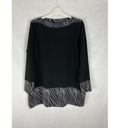 MAGLIA PROFILI LUREX ZEBRATI