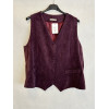 GILET IN VELLUTO RIGATINO
