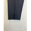 PANTALONE NERO GESSATO