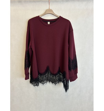 FELPA INSERTI SU MANICHE