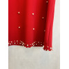 ABITO IN CREPE CON PERLE