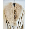 CAPPOTTO LUNGO COLLO ECOPELLICCIA