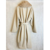 CAPPOTTO LUNGO COLLO ECOPELLICCIA