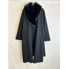 CAPPOTTO LUNGO COLLO ECOPELLICCIA