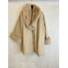 CAPPOTTO MISTO LANA CON ECOPELLICCIA