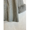 CAPPOTTO MISTO LANA CON ECOPELLICCIA