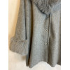 CAPPOTTO MISTO LANA CON ECOPELLICCIA