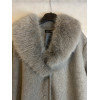 CAPPOTTO MISTO LANA CON ECOPELLICCIA