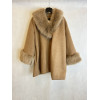 CAPPOTTO MISTO LANA CON ECOPELLICCIA