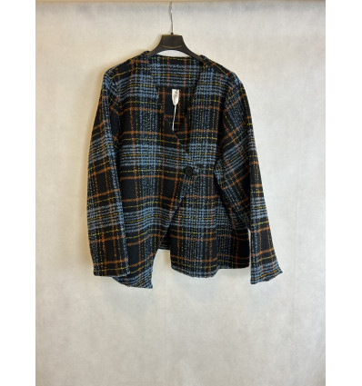 GIACCA MADRAS BOUCLE