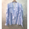 CAMICIA RIGA BASTONCINO CON JABOT
