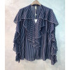 CAMICIA RIGA BASTONCINO CON JABOT
