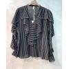 CAMICIA RIGA BASTONCINO CON JABOT