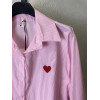 CAMICIA RIGA BASTONCINO CUORE