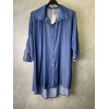 MAXI CAMICIA IN CHAMBRAY
