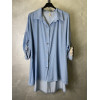 MAXI CAMICIA IN CHAMBRAY