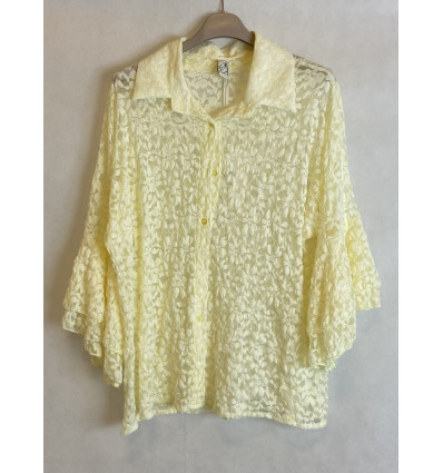 CAMICIA KABAN IN PIZZO