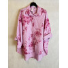 CAMICIA STAMPA FIORI RIGA BASTONCINO