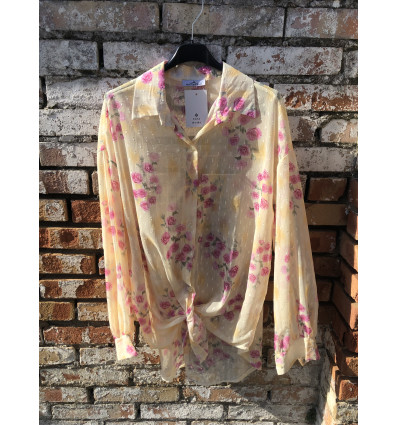 CAMICIA STAMPA ROSE