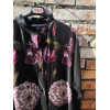 CAMICIA NERA FIORI