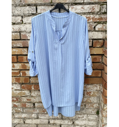 MAXI CAMICIA GESSATA