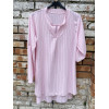 MAXI CAMICIA GESSATA