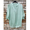BLUSA IN RASO SCOLLO A V COREANA