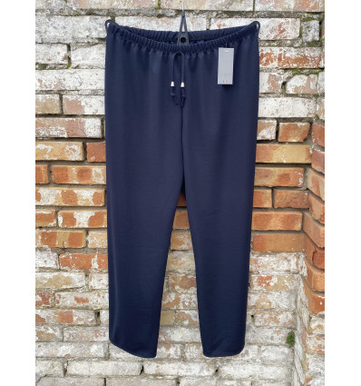 PANTALONE TONDA IN CREPE FINTA COULISSE