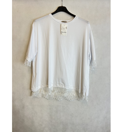 T-SHIRT PIZZO CHANTILLY