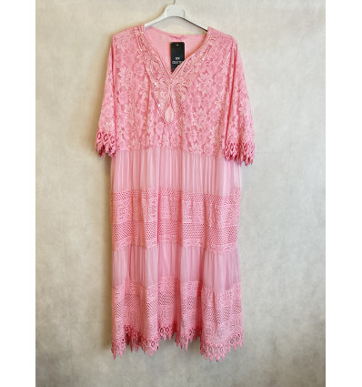 ABITO SCOLLO A V CON PAILLETTES