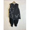 COMPLETO GILET RIGHE/ASTRATTO
