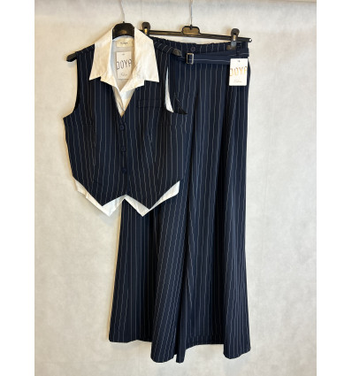 GILET/CAMICIA GESSATO