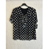 BLUSA POIS CON JABOT
