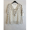 BLUSA POIS CON JABOT