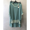 COMPLETO BLUSA PROFILI IN PIZZO