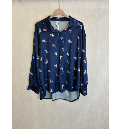 CAMICIA IN RASO BASSOTTI