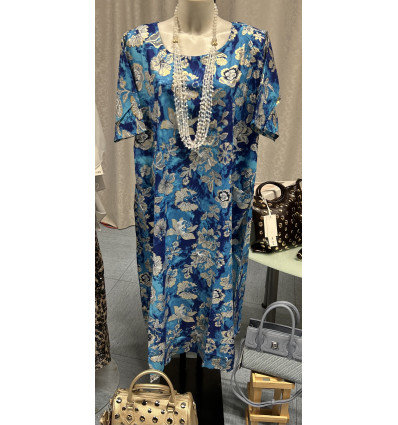 ABITO FANTASIA FIORI CON FOGLIA ORO