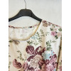 BLUSA FIORI MANICA VOLANT