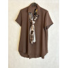 BLUSA/CAMICIA CON FOULARD